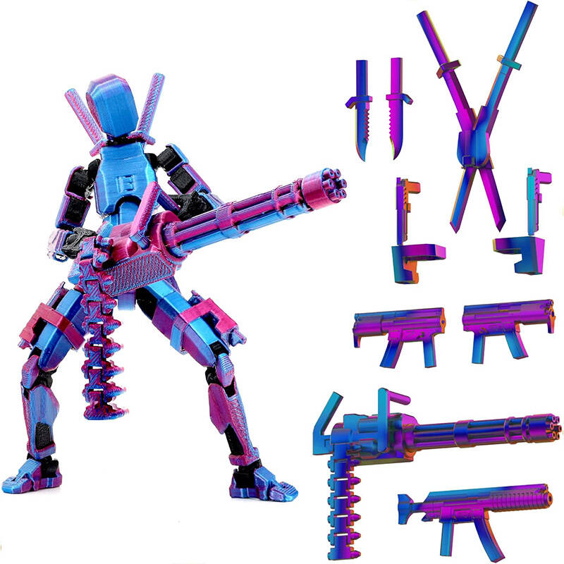 3D Printing Titanium - T13 タイタン13 アクションフィギュアセット ロボットアクションフィギュア 3Dプリント ロボ13
