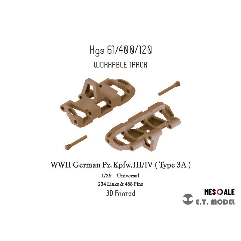 3D Printing Simulator - ET 1/35 P35-020 第二次世界大戦 ドイツ軍 Pz.Kpfw.III/IV