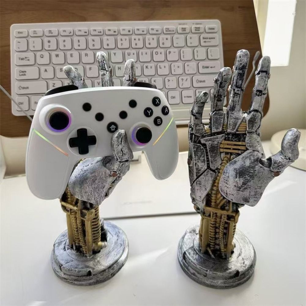 3D Printing Simulator - レジン製3Dプリントスタンド 感覚装飾品 模擬ロボットハンド彫刻 面白いフィギュア メカニカルハンドスタチュー 誕生日プレゼント