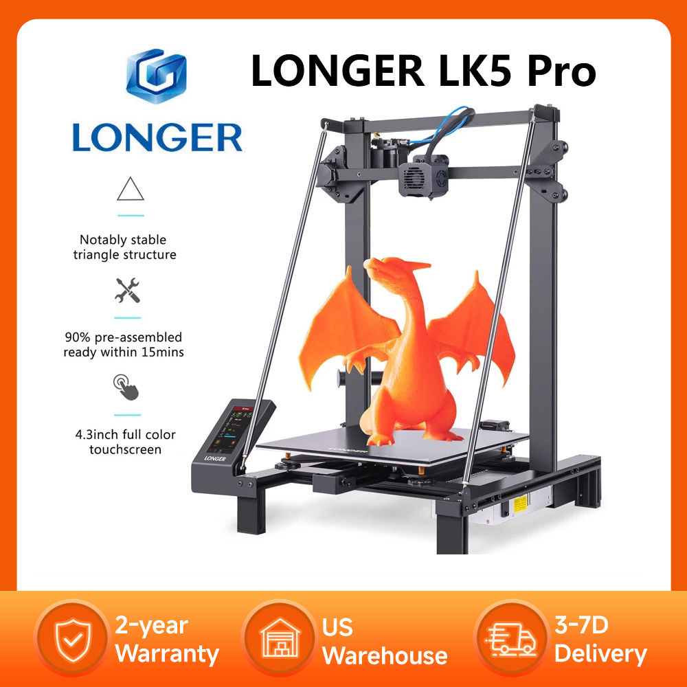 3D Printing Design Software - LONGER LK5 Pro 3Dプリンター 90%組み立て済み 三角形設計