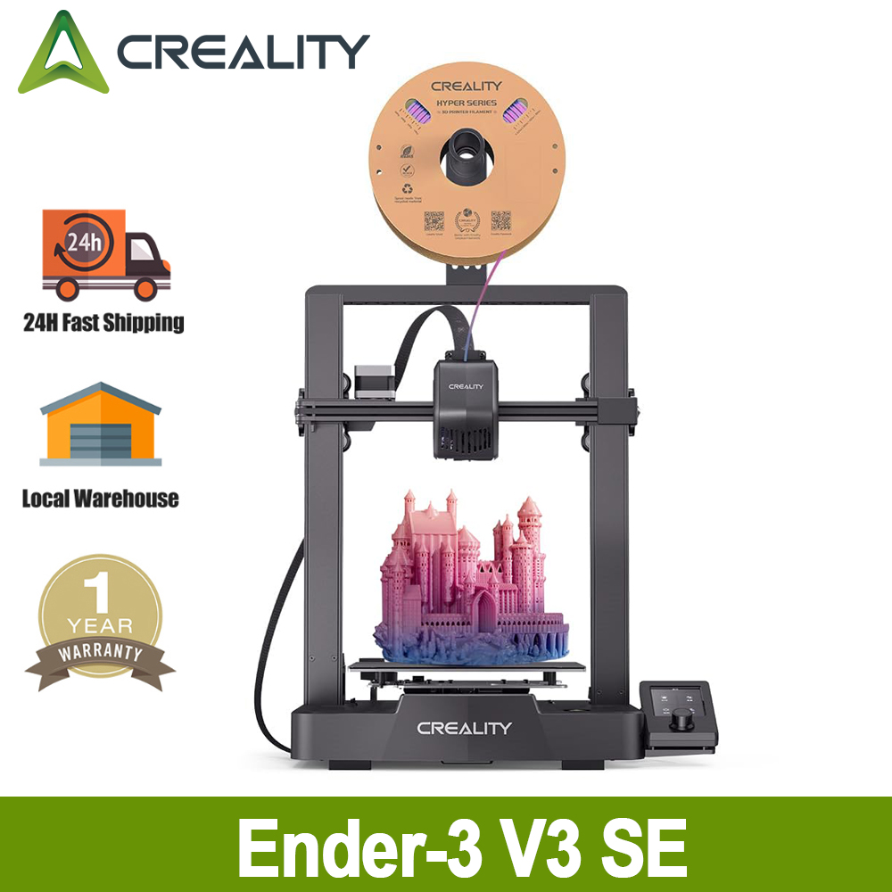 3D Printing Industrial - Creality-デュアルZ軸3Dプリンター,スプライト,直接押し出し,iuディスプレイ,自動レベリング,Creality Ender-3 v3 se
