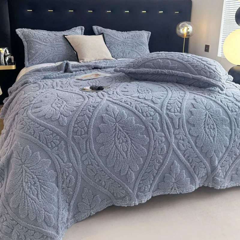 3D Printing Quilting - ヨーロッパスタイルの 3D 花柄プリントブランケット大人用厚手のコーラルフリースブランケット冬用暖かいお手入れが簡単なエアコンキルト