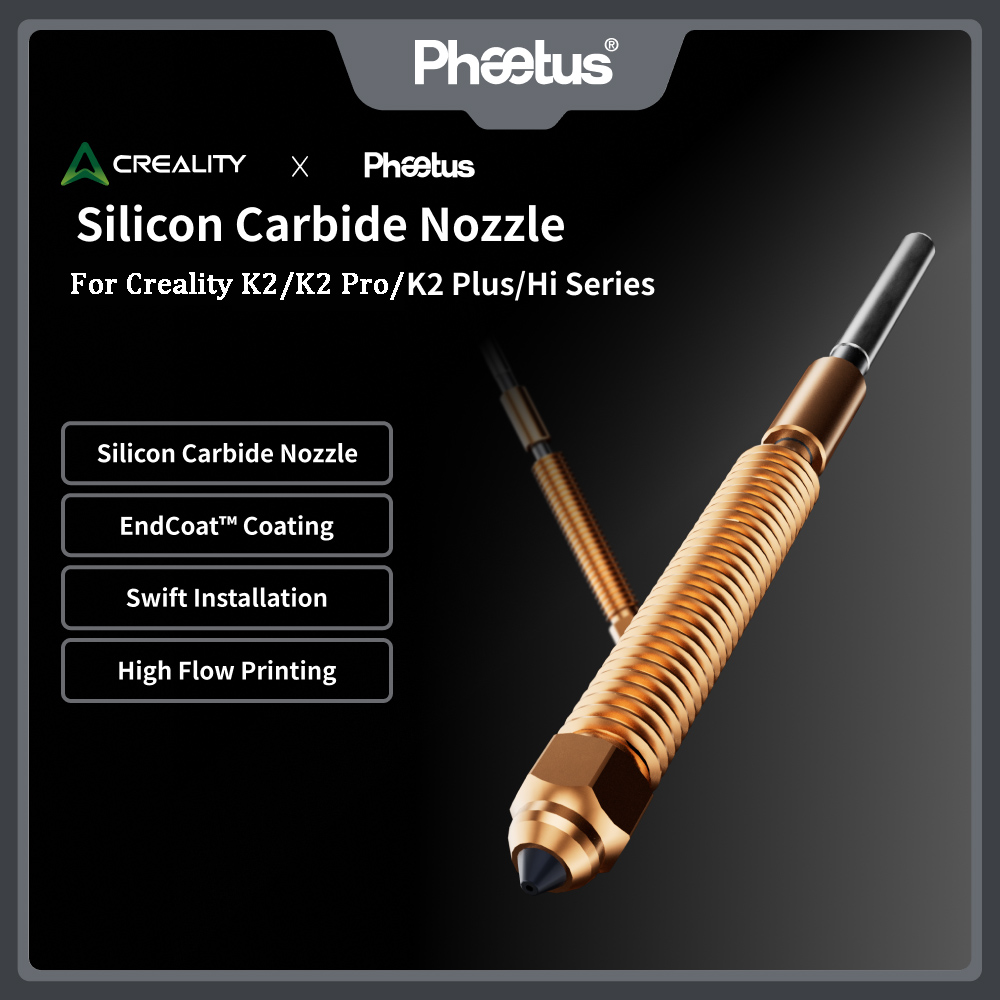 3D Printing News - Phaetus 炭化ケイ素 Creality K2 Plus Pro