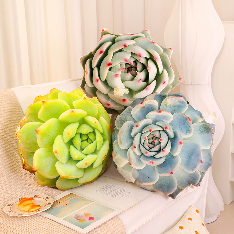 3D Printing With Pp - 大きな3Dプリントのシミュレートされた多肉植物,サボテンのぬいぐるみ,ぬいぐるみ,リアルな枕,ソファクッション,家族の装飾,子供向けギフト,75cm
