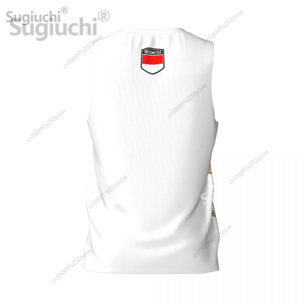 カスタム名番号インドネシア 3D 旗スポーツ Tシャツ男性服 - 3D Printing Indonesia のレビューと価格
