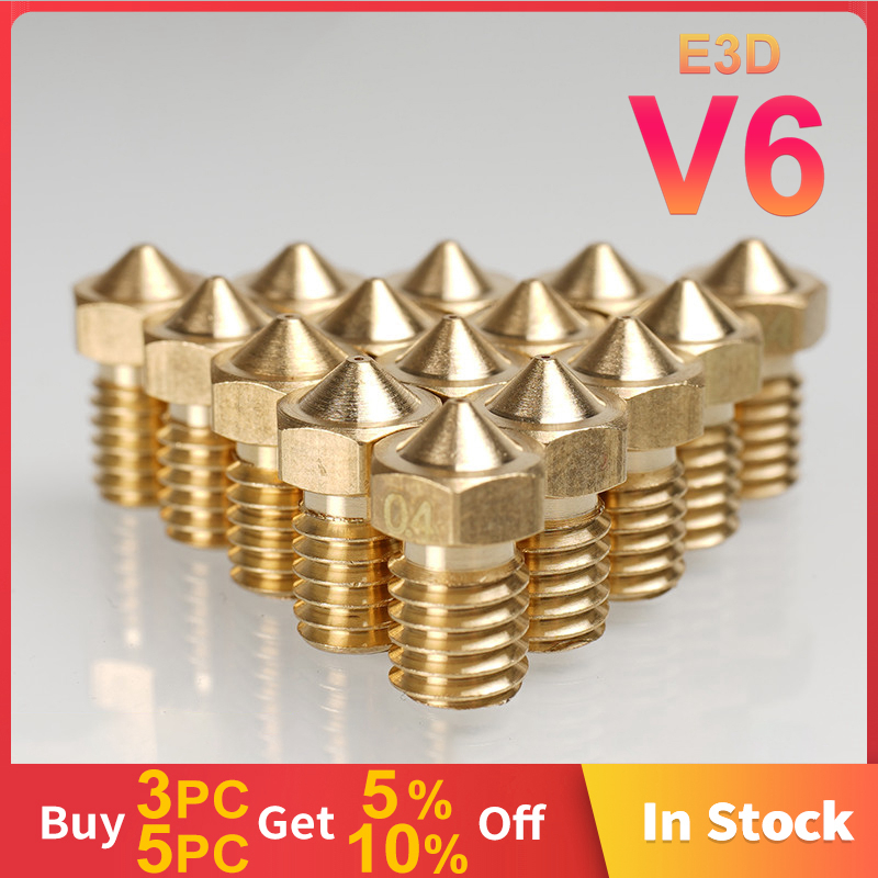 卸売 E3D V6 V5 3Dプリンターホットエンドノズル  - 3D Printing Titanium のレビューと価格