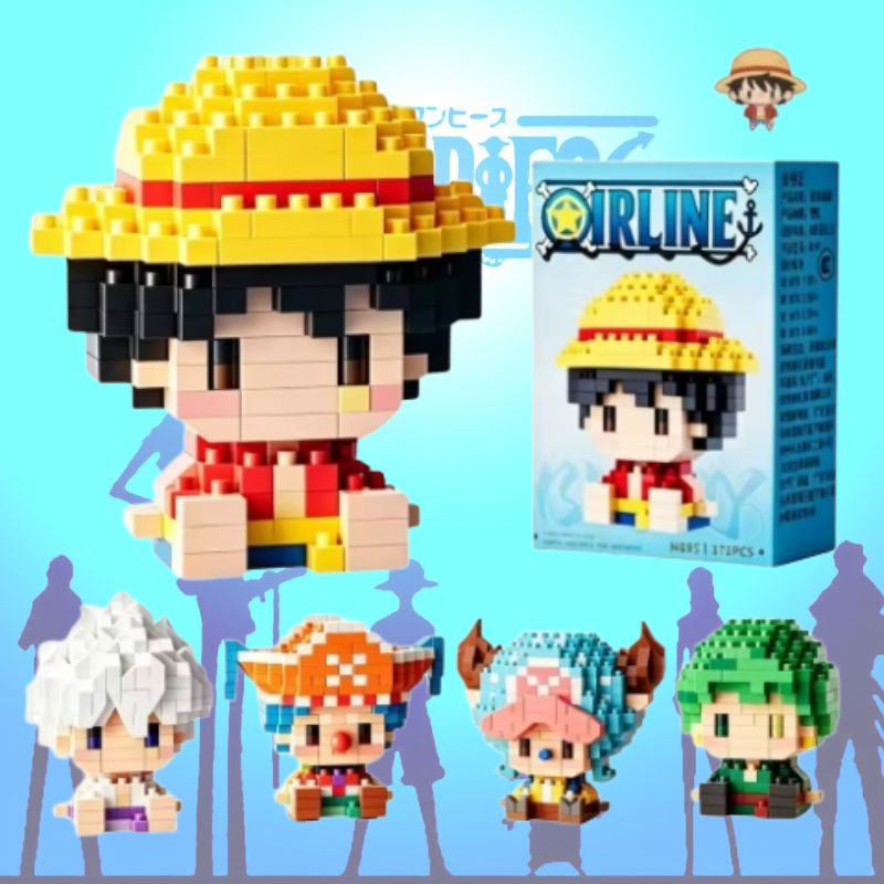 ワンピース 太陽神ニカ ルフィ マイクロブロック チョッパー - 3D Printing Luffy のレビューと価格