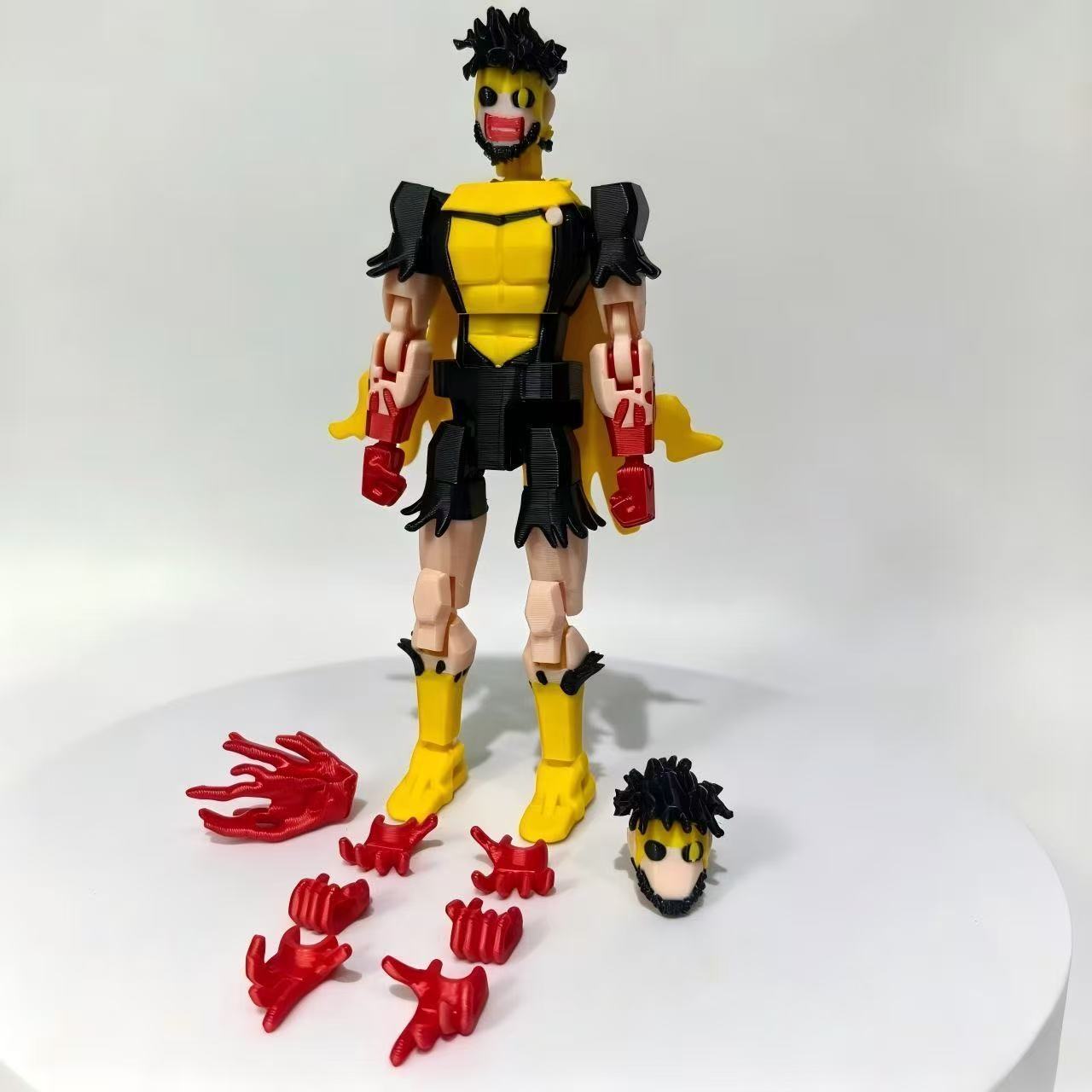 3Dプリント製多関節可動人形玩具　インビンシブル・ヤング・ヒ - 3D Printing Gundam のレビューと価格