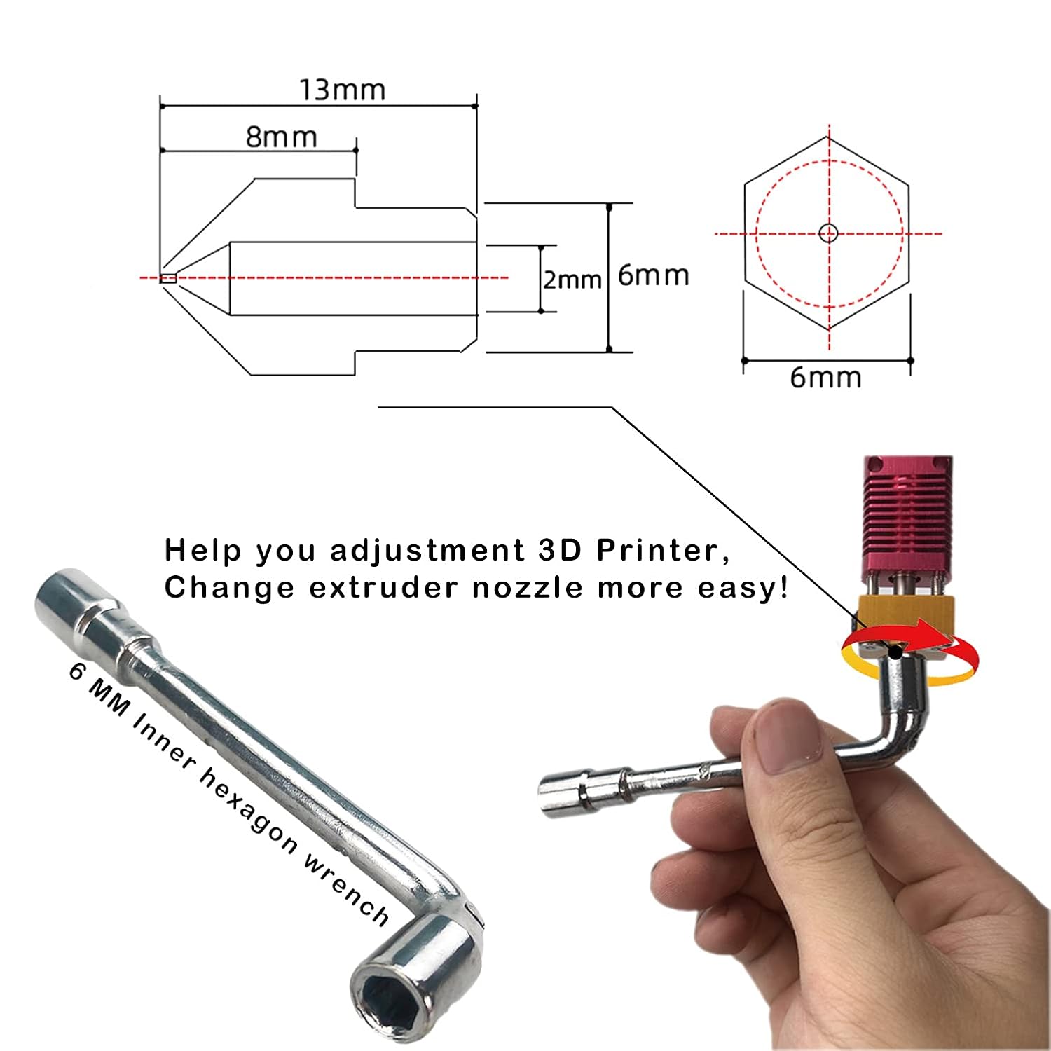 CREALITY 20 個 MK8 真鍮ノズル 0.2/0. - 3D Printing News のレビューと価格