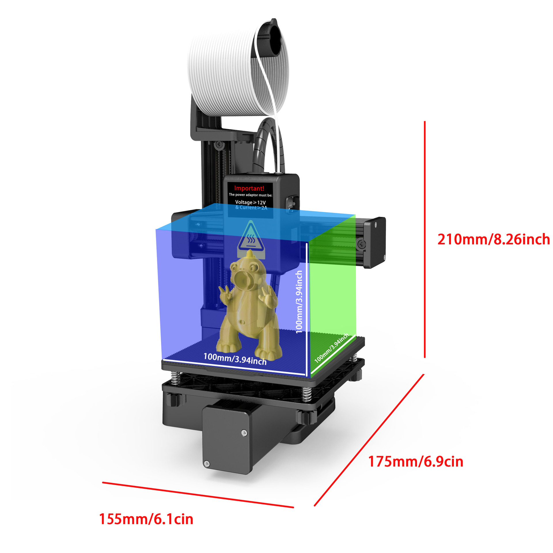 K10 エントリーレベル 3D プリンター ミニデスクトップ - 3D Printing Design Software のレビューと価格