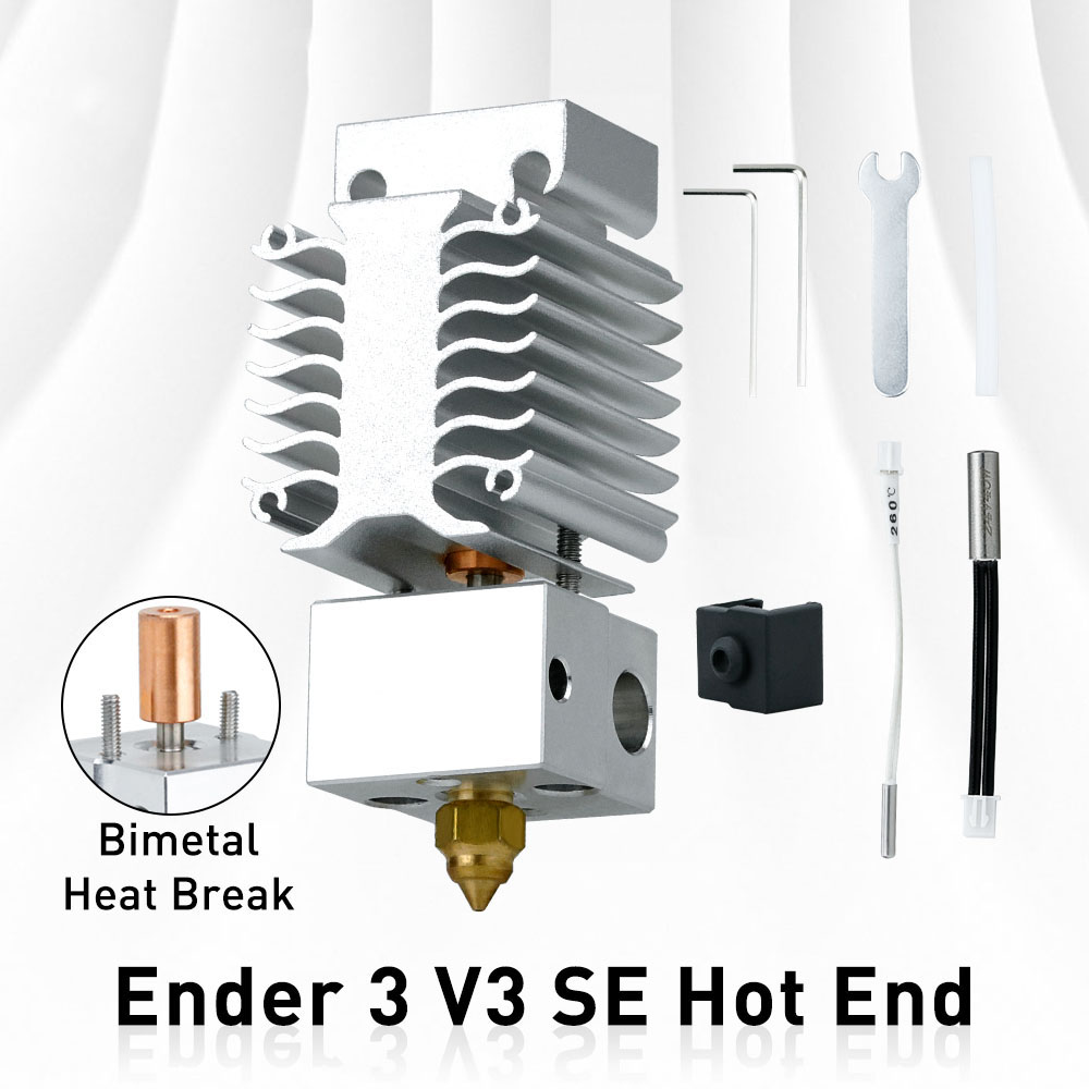 Ender 3 V3 SE用ホットエンドキット チタン合金ス - 3D Printing Titanium のレビューと価格