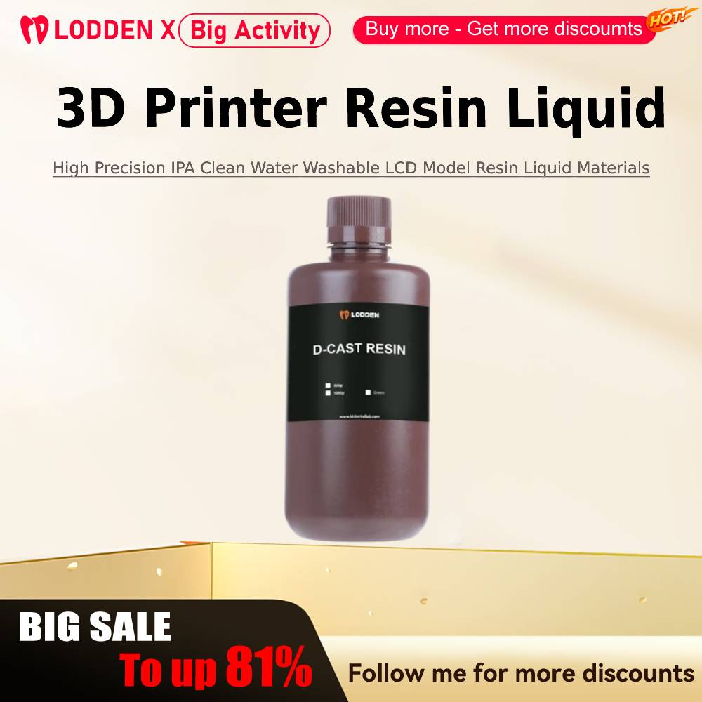 Lodden 3D プリンタ樹脂液体 385/405nm 高 - 3D Printing Maker のレビューと価格