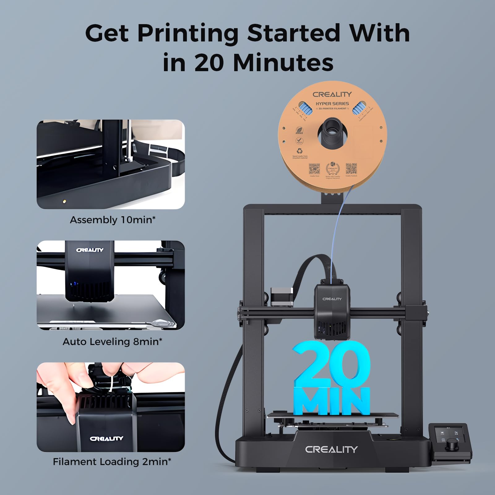 Creality-デュアルZ軸3Dプリンター,スプライト,直 - 3D Printing Industrial のレビューと価格