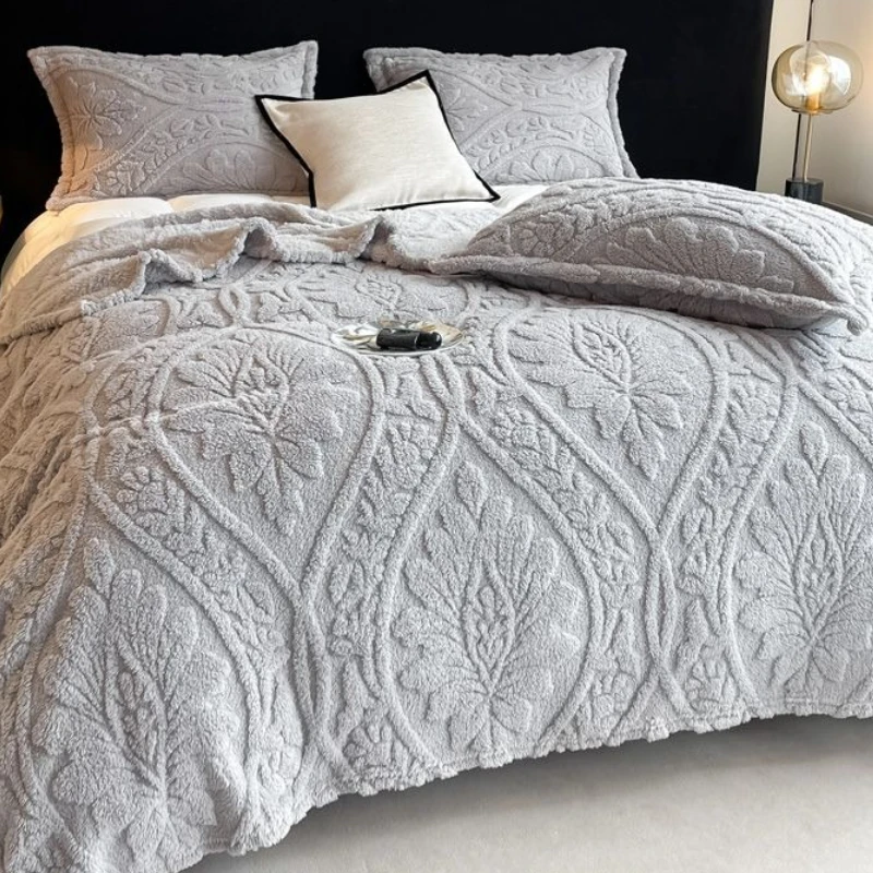 ヨーロッパスタイルの 3D 花柄プリントブランケット大人用厚 - 3D Printing Quilting のレビューと価格