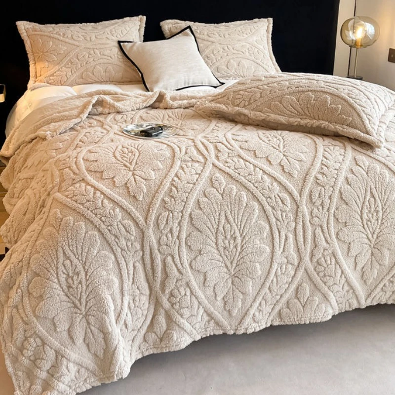 ヨーロッパスタイルの 3D 花柄プリントブランケット大人用厚 - 3D Printing Quilting のレビューと価格