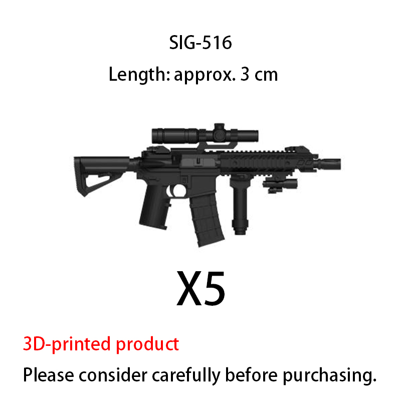 軍事 3D プリント銃ビルディングブロック部隊装備サブマシン - 3D Printing Link のレビューと価格