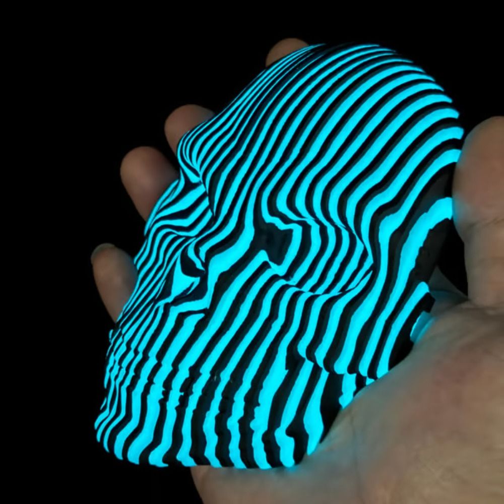 視覚的錯覚3Dプリントスカルシミュレーションモデル 光るスケ - 3D Printing Simulator のレビューと価格
