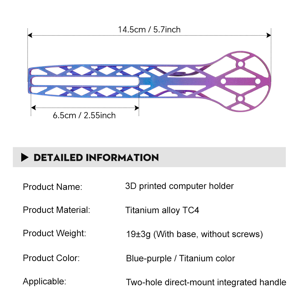 TOSEEK チタン合金製3Dプリント自転車コンピューター拡 - 3D Printing Titanium のレビューと価格
