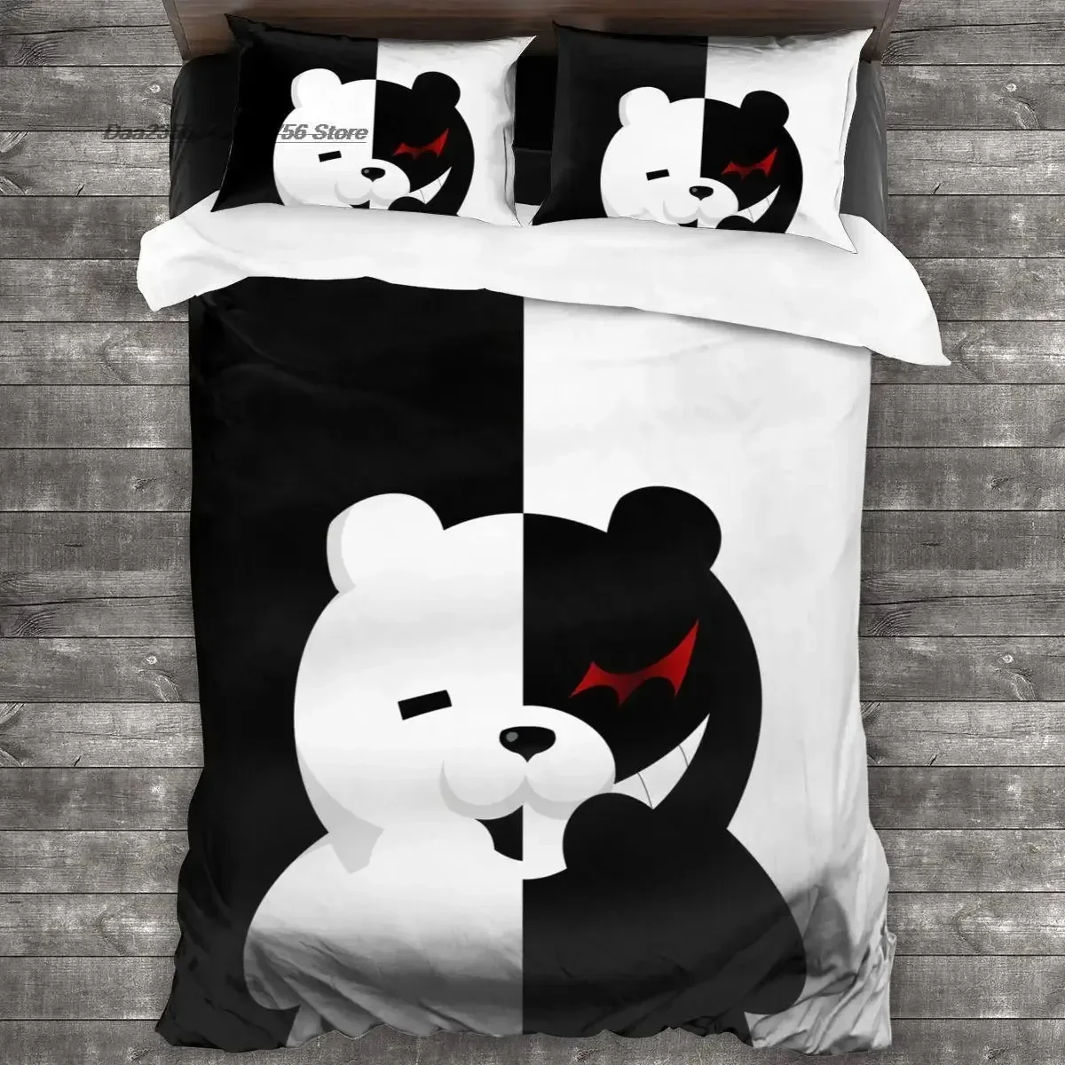 3D プリント漫画ダンガンロンパモノクマベッドセット布団カバ - 3D Printing Quilting のレビューと価格