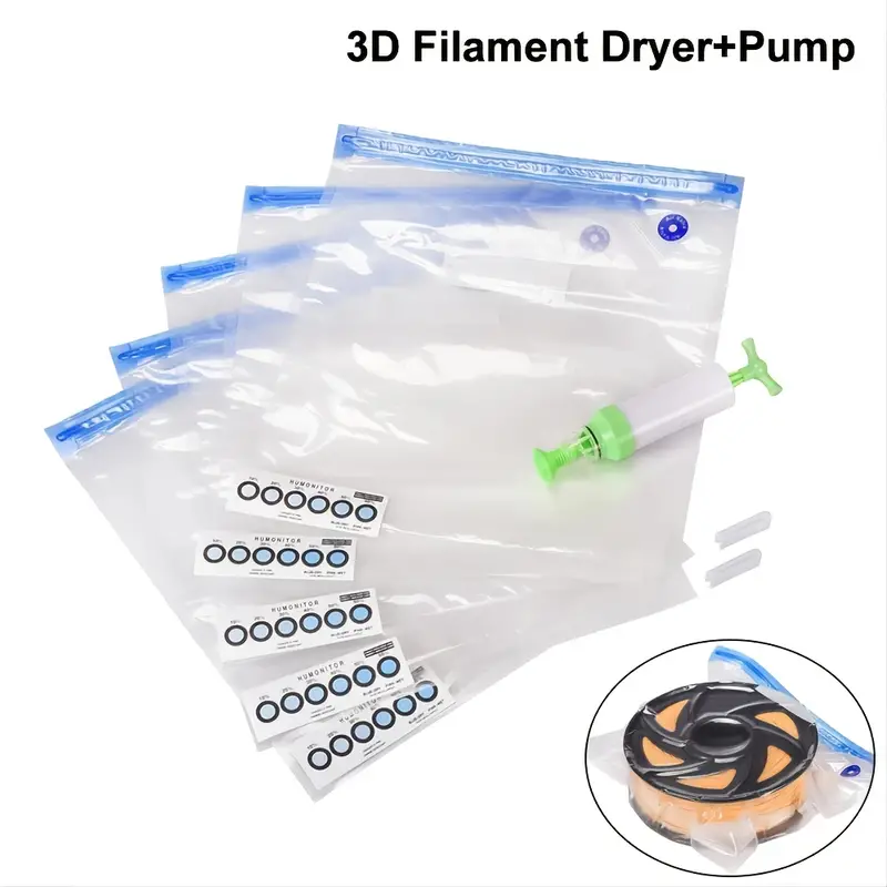 3D フィラメント乾燥機保管真空シールバッグとポンプフィラメ - 3D Printing Nylon Filament のレビューと価格