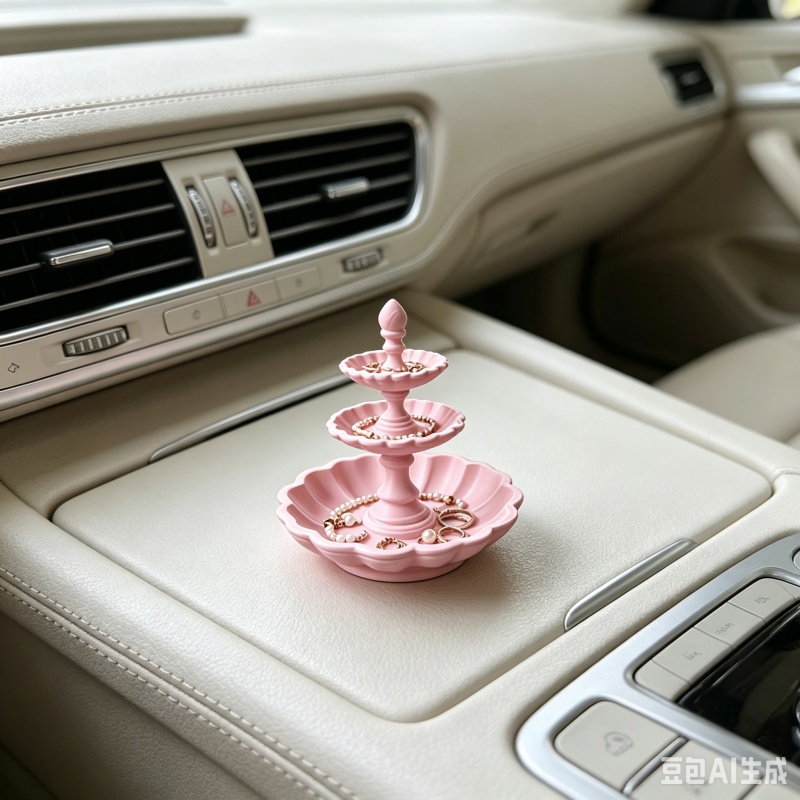 3Dプリントされたピンクの3段フローラルレジンジュエリートレ - 3D Print Isopropyl Alcohol のレビューと価格
